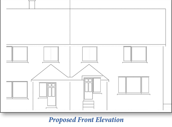 Lot: 112 - LAND WITH PLANNING FOR THREE-BEDROOM HOUSE - 